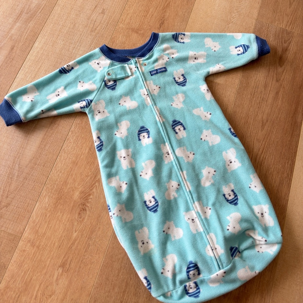 Carter's Aqua Polar Bear SleepSack